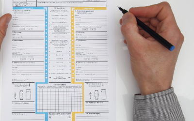 Como Rellenar un parte de accidentes