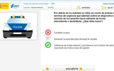 Las 10 preguntas más falladas en el test de conducir de la DGT